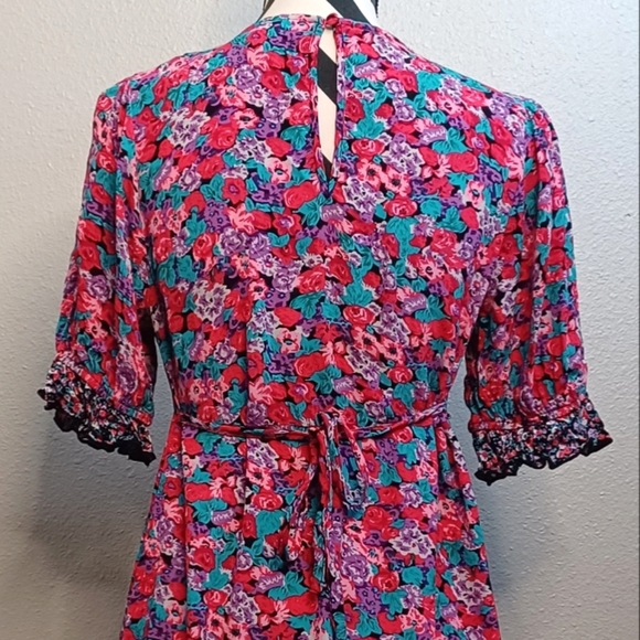 RIXO x Target Dainty Dark Floral Mini Dress - Picture 6 of 12